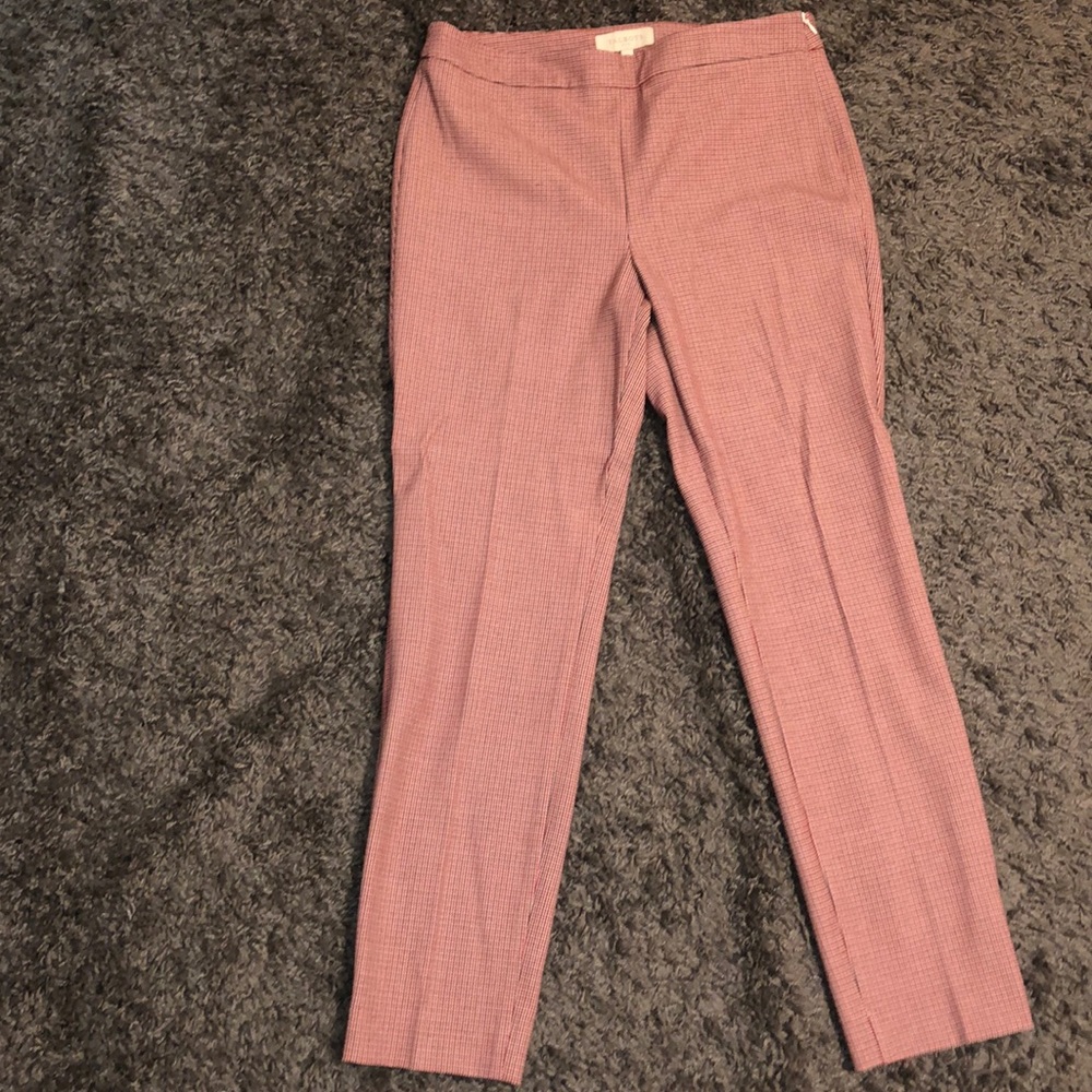 Red, Blue, and White Plaid pants